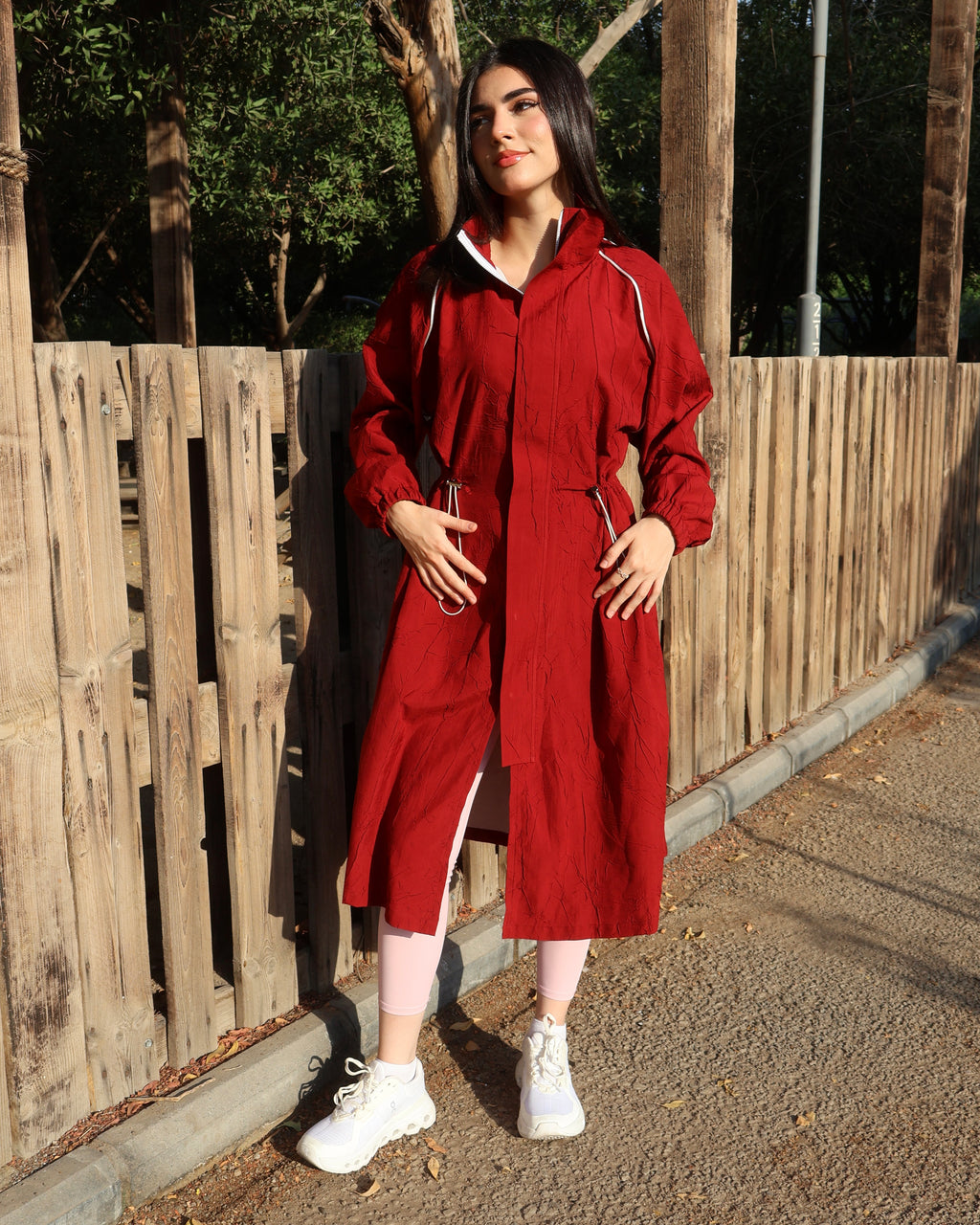Red Long Cover Up