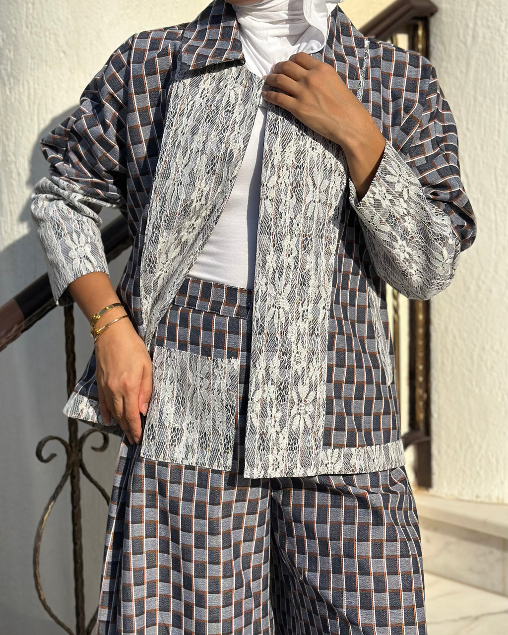 Checkered - Lace