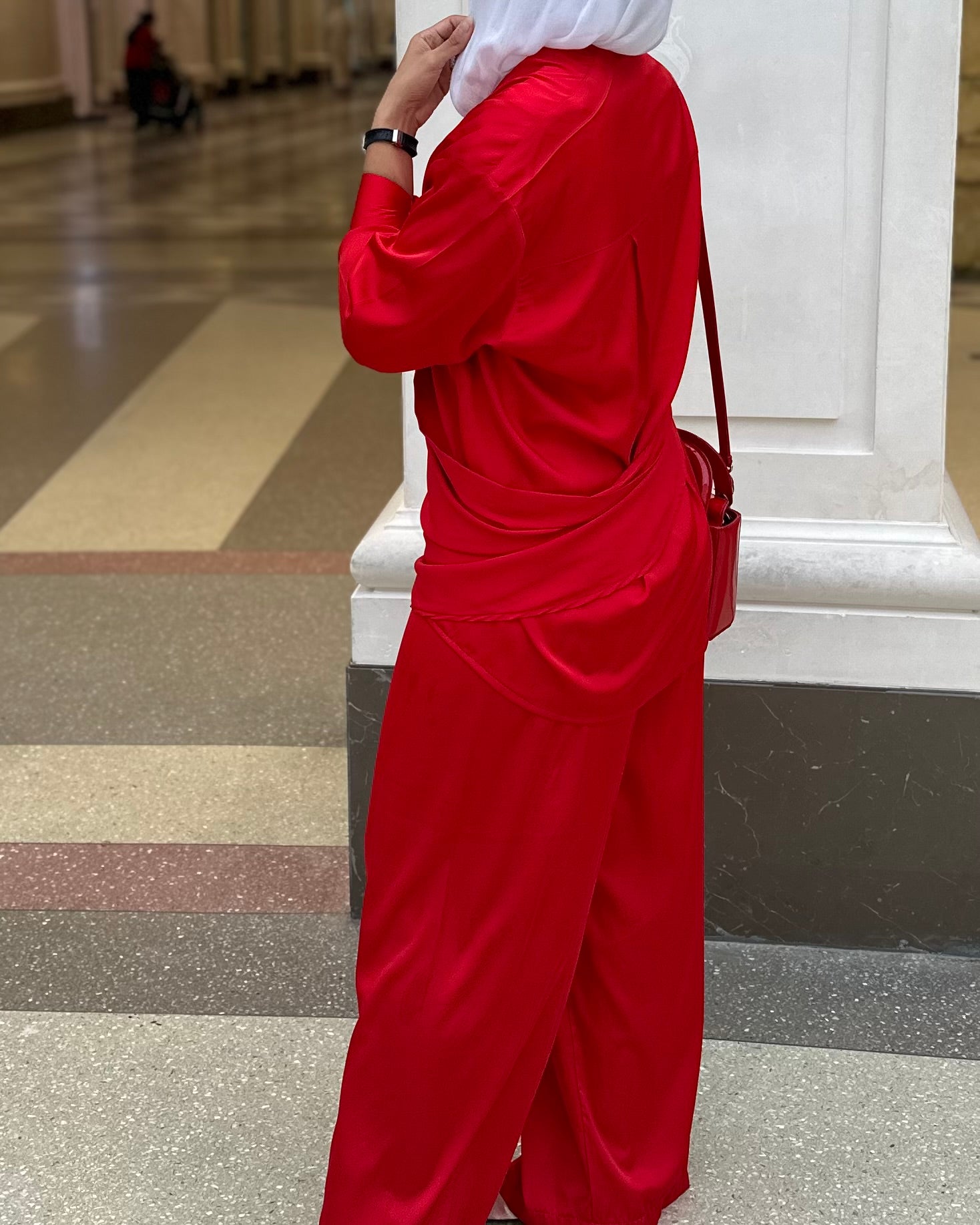 Red Silk Set