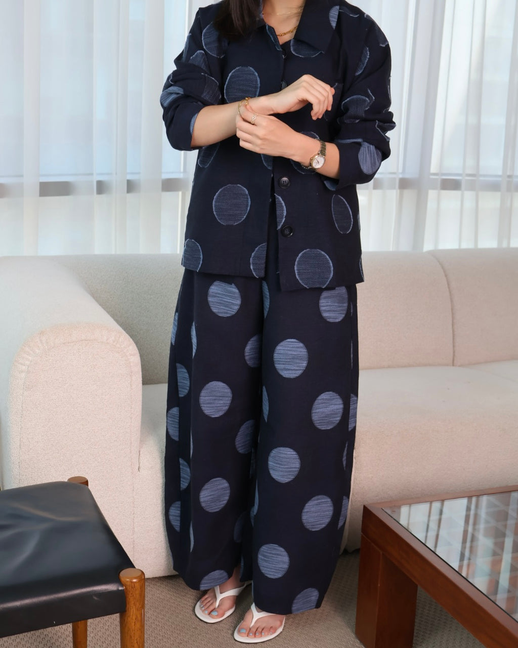 Linen Dots Set