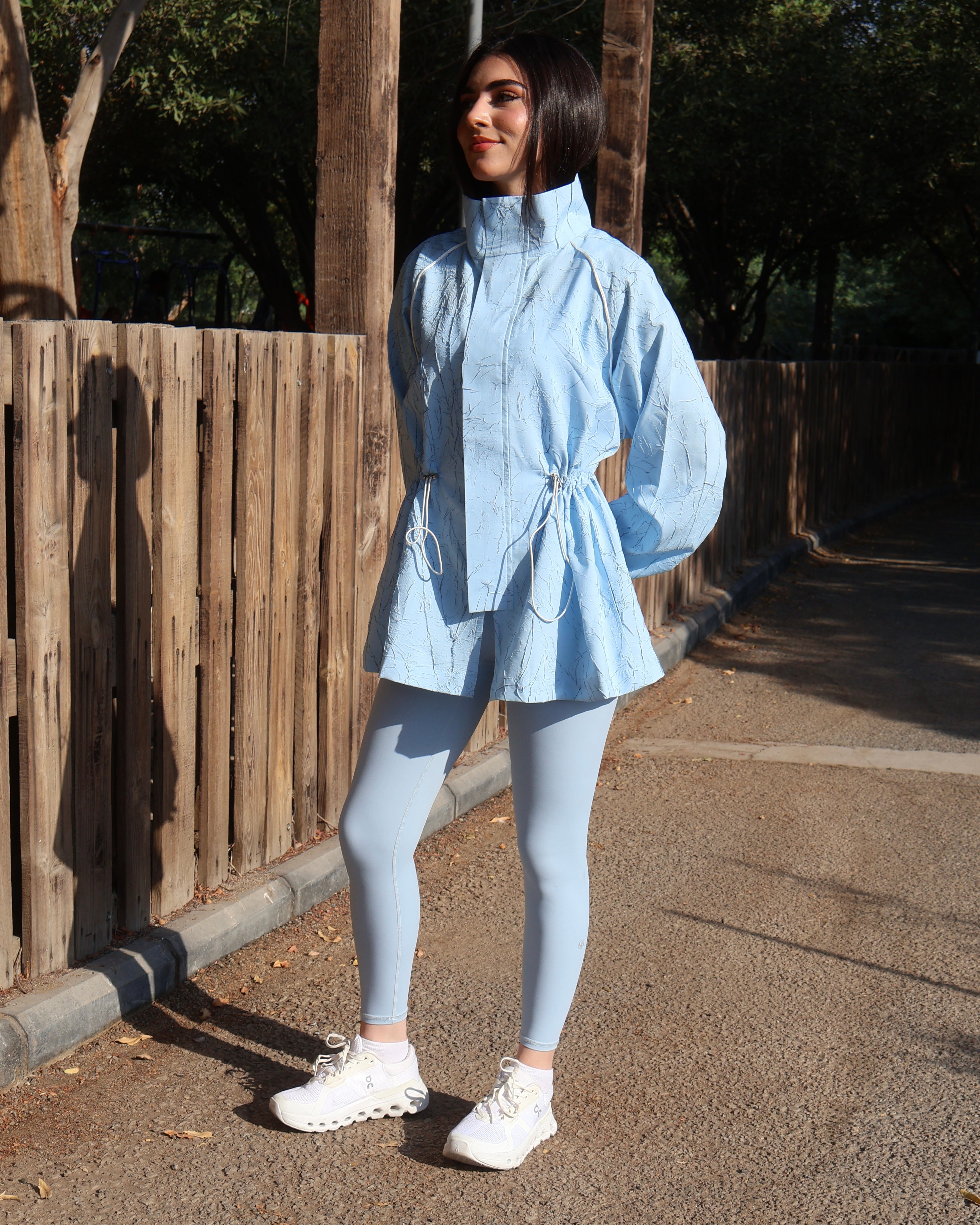 Baby Blue Short Cover Up