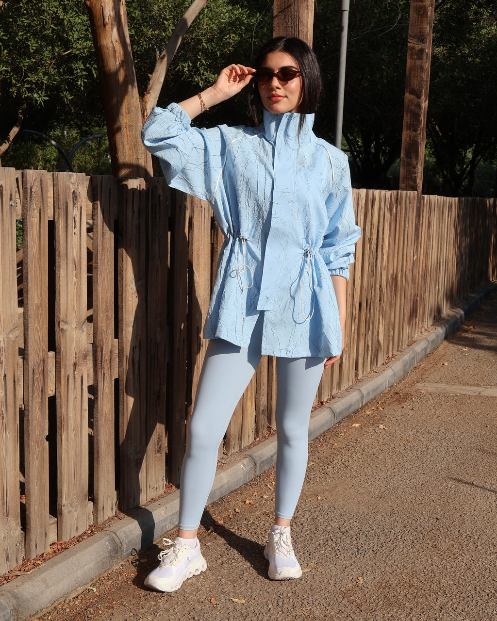 Baby Blue Short Cover Up