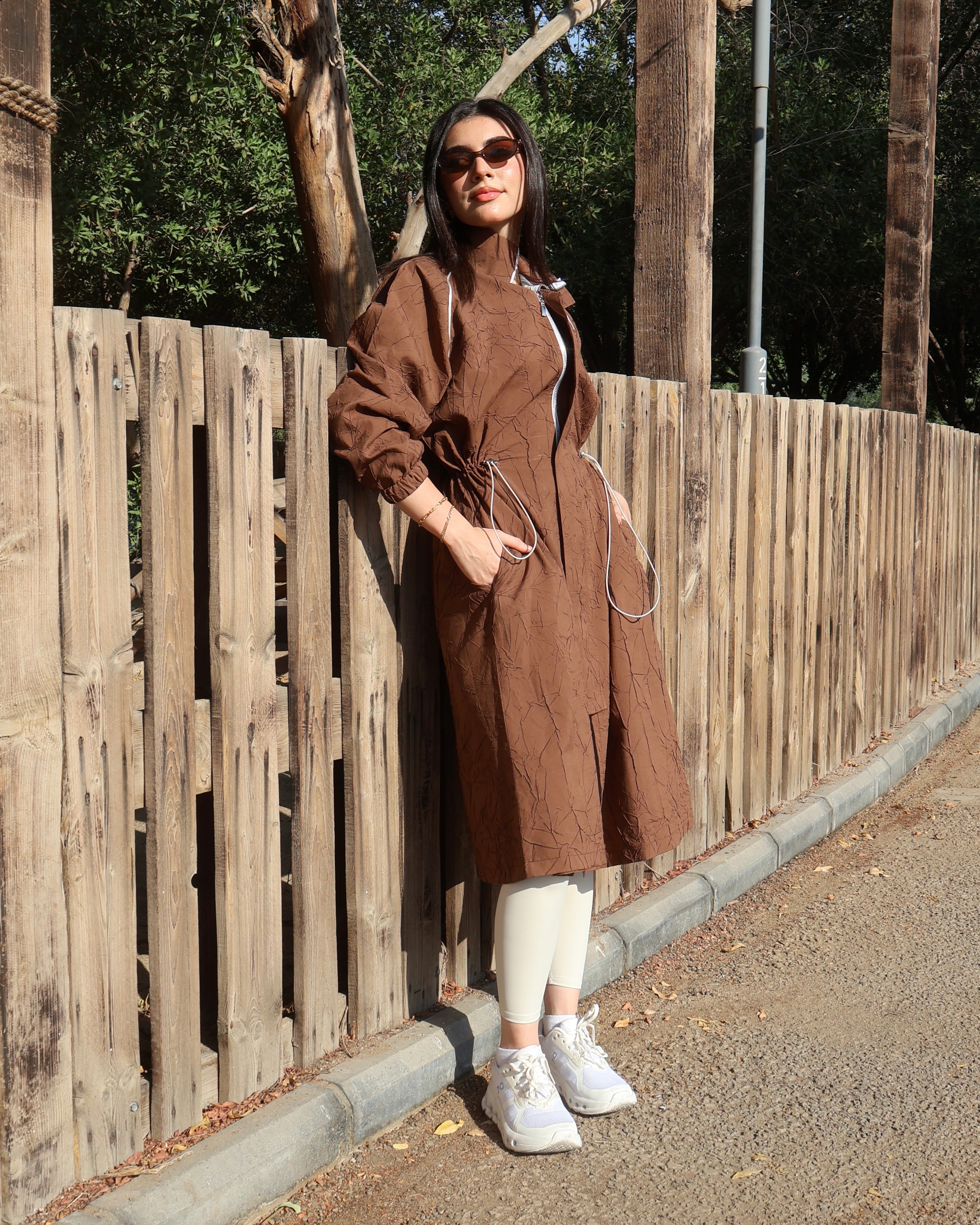 Brown Long Cover Up