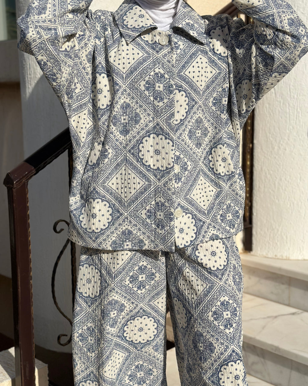 Blue Light Bandana Set