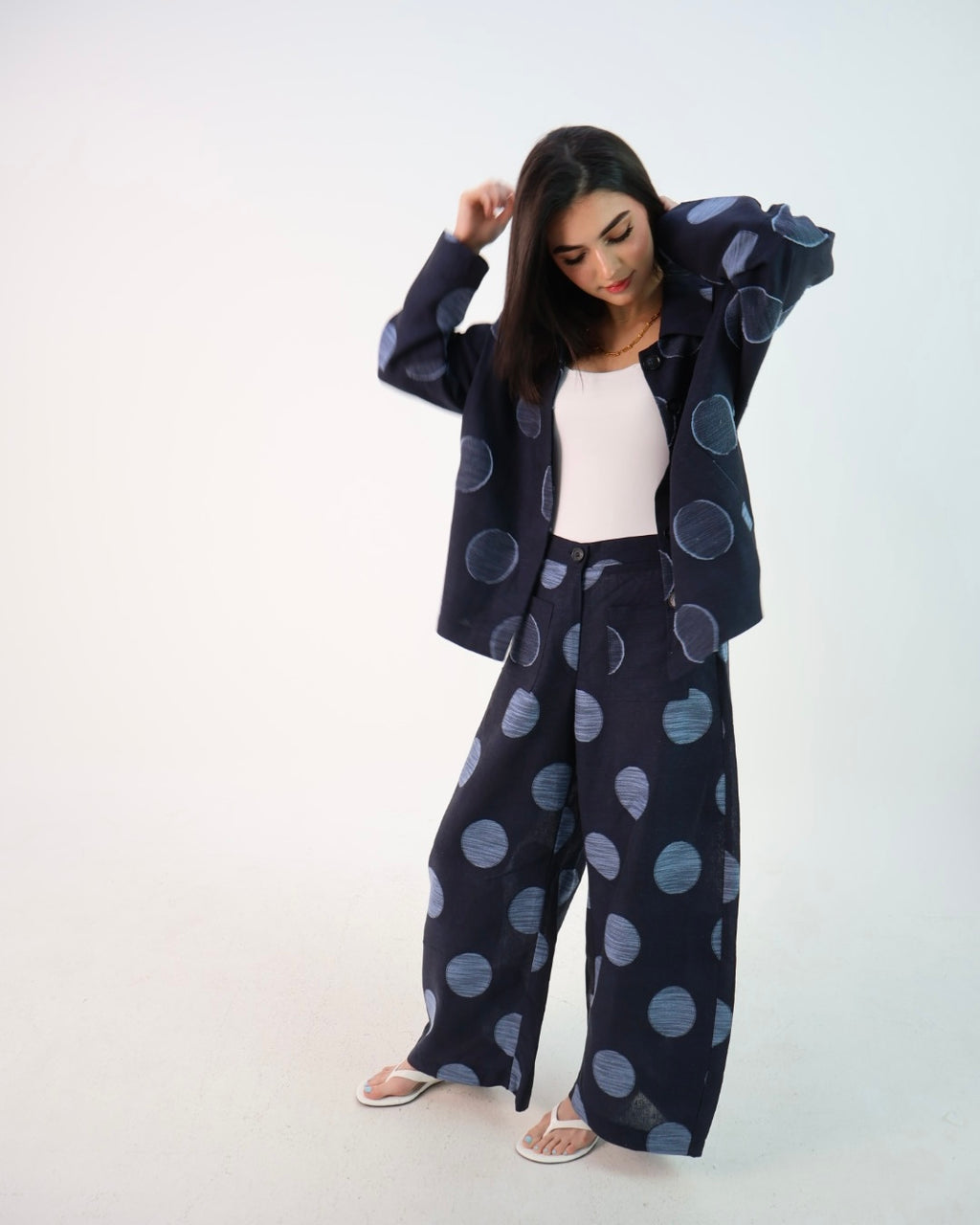 Linen Dots Set