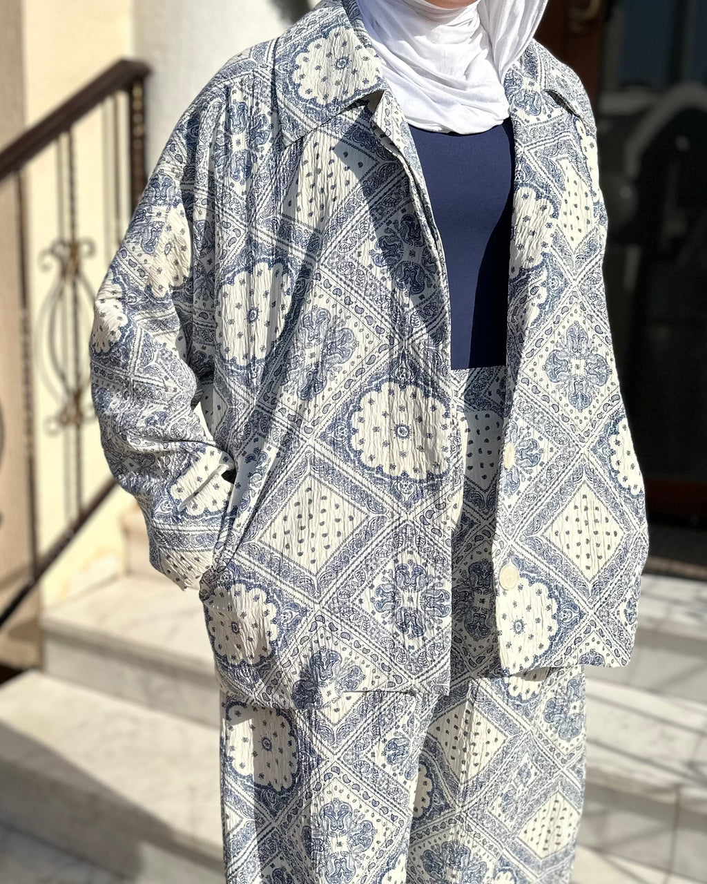 Blue Light Bandana Set