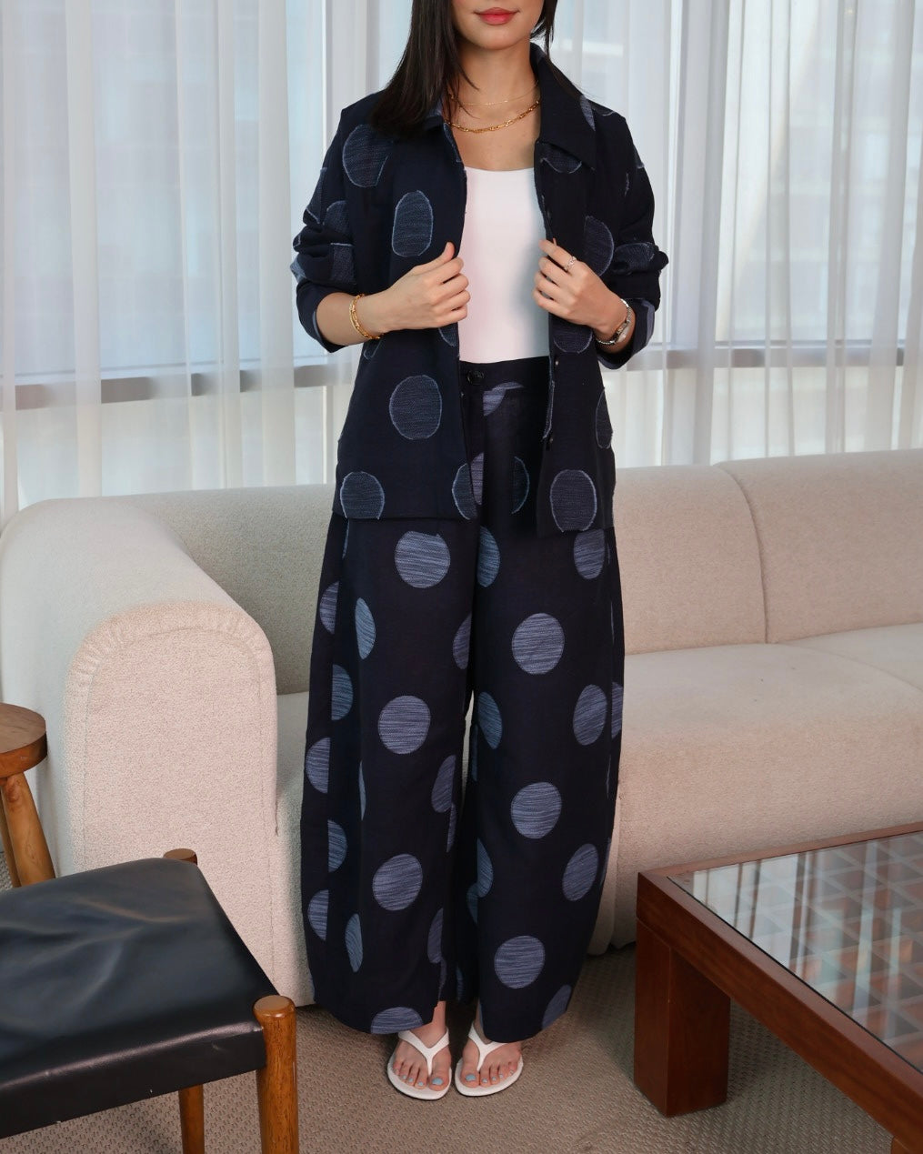 Linen Dots Set