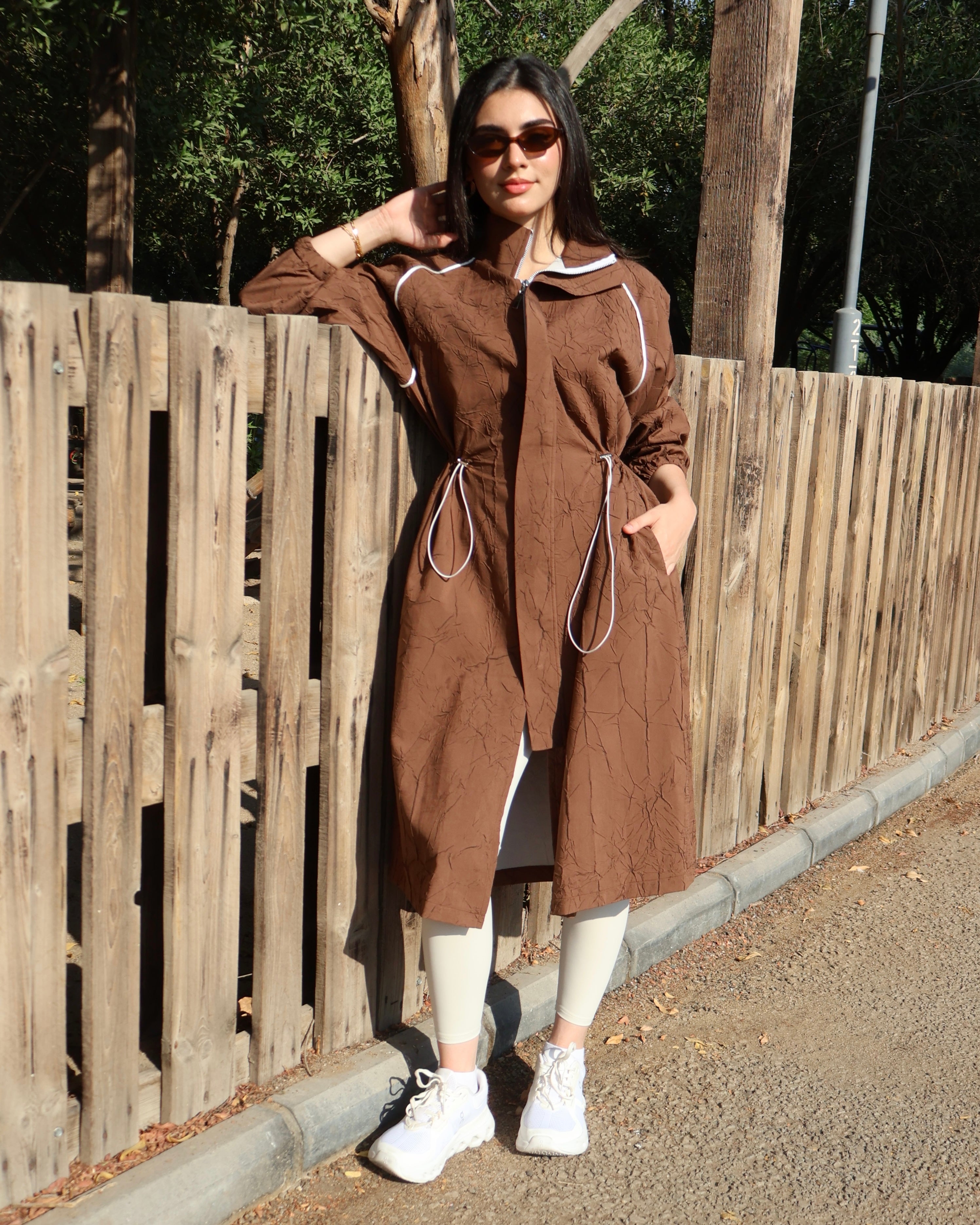 Brown Long Cover Up