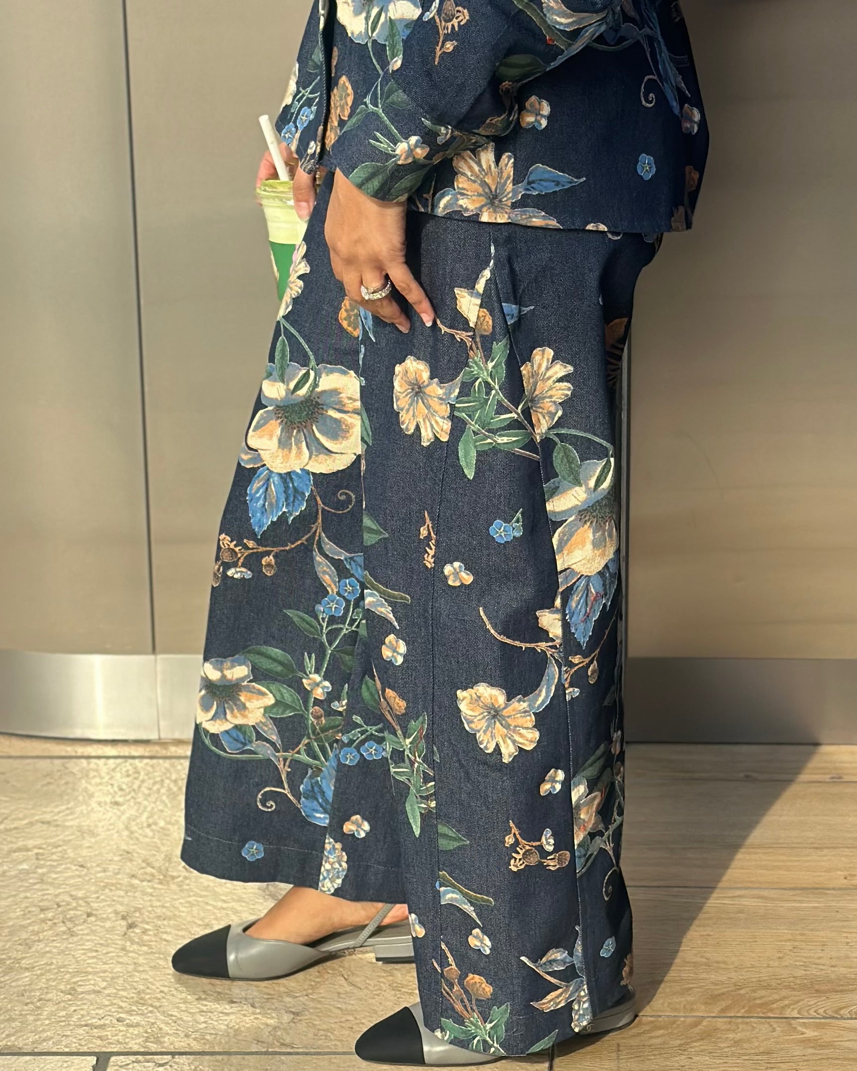 Floral Jeans Set