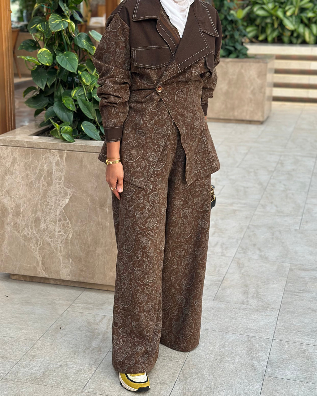 Brown Bandana Set