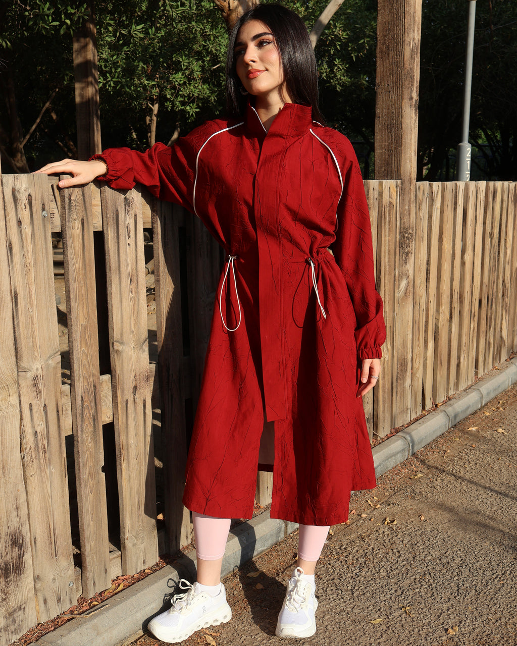 Red Long Cover Up
