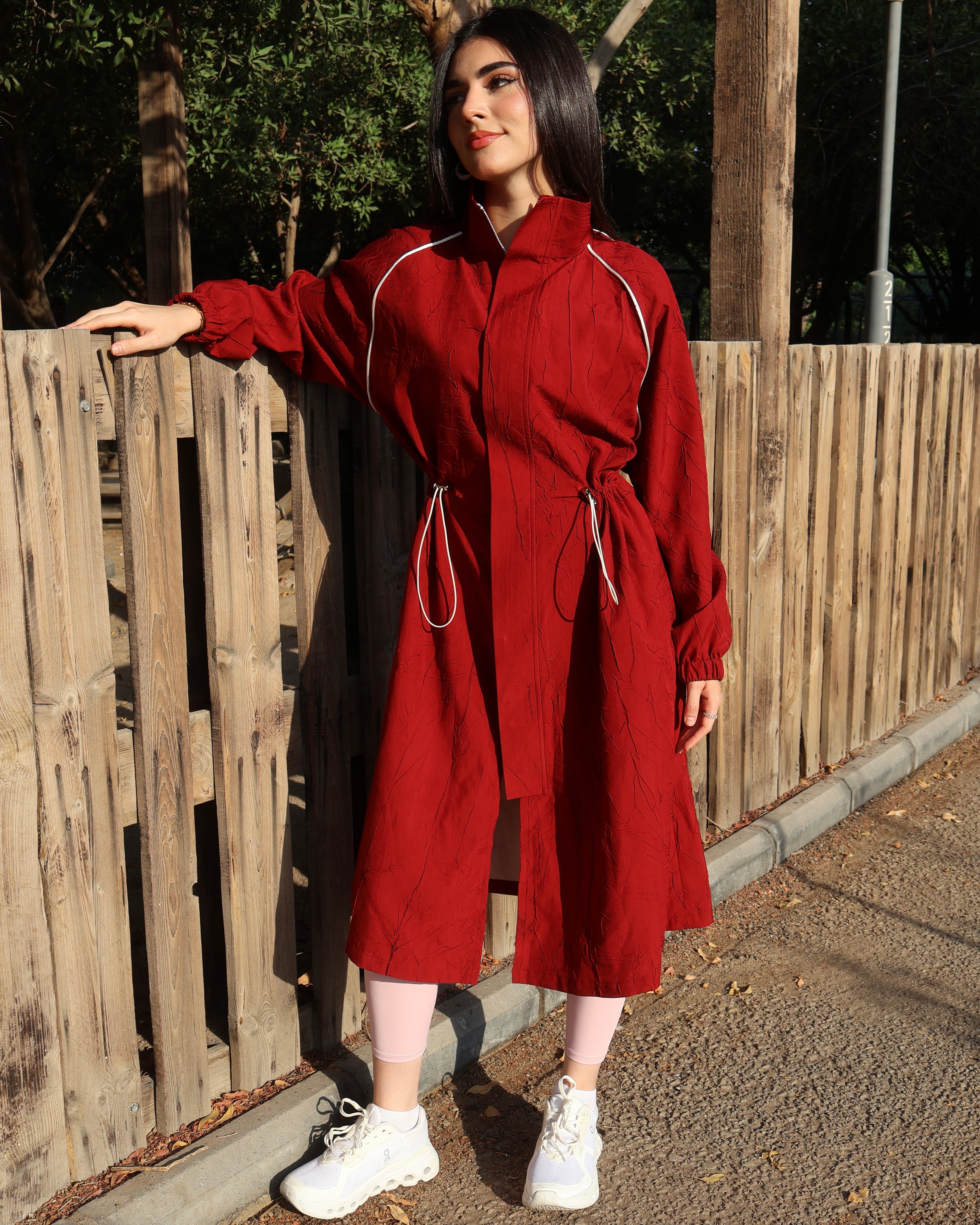 Red Long Cover Up