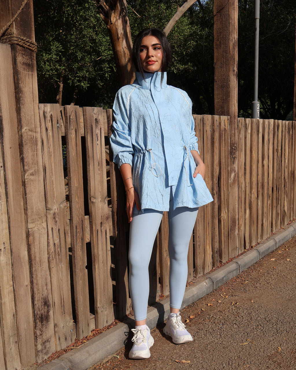 Baby Blue Short Cover Up
