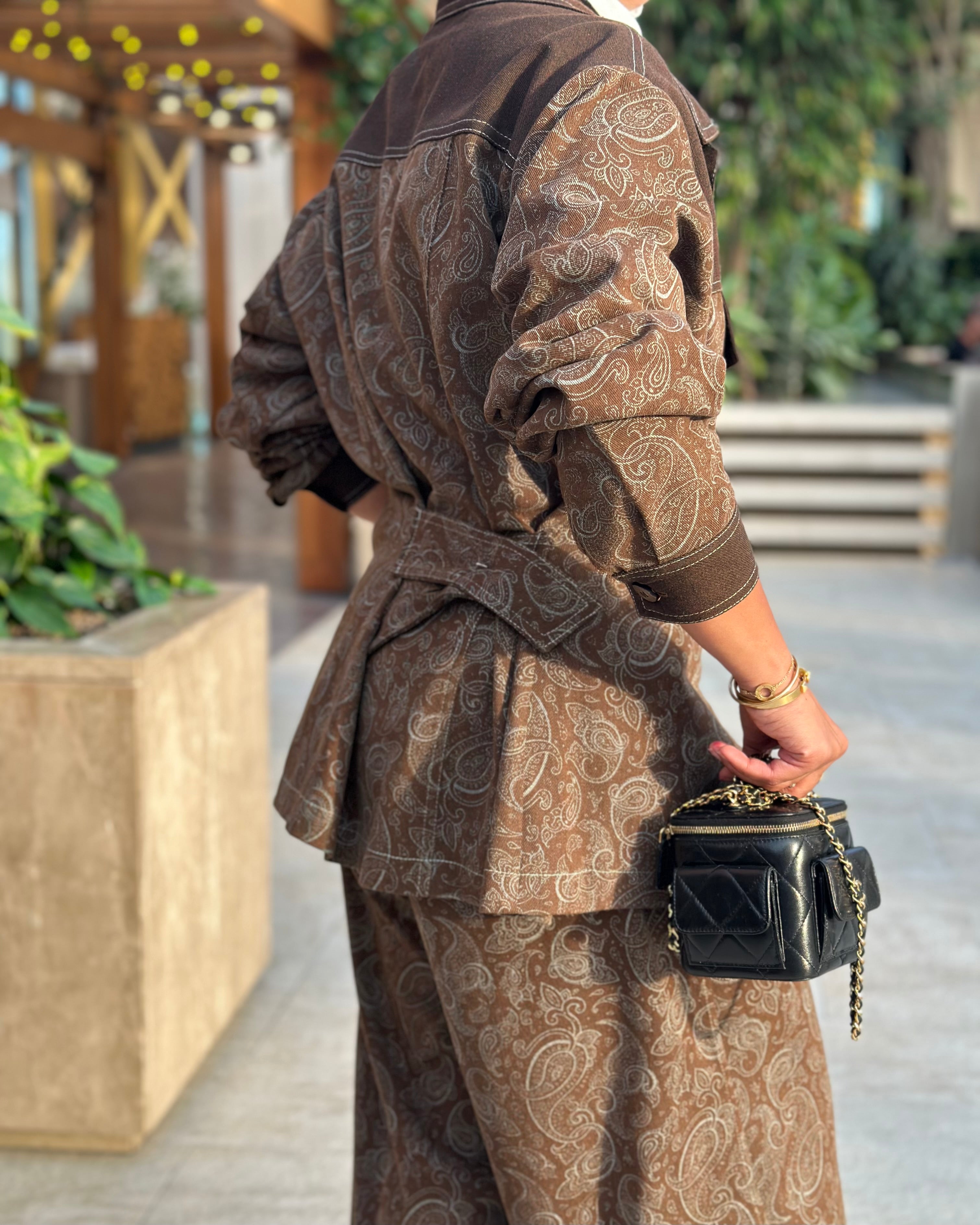 Brown Bandana Set