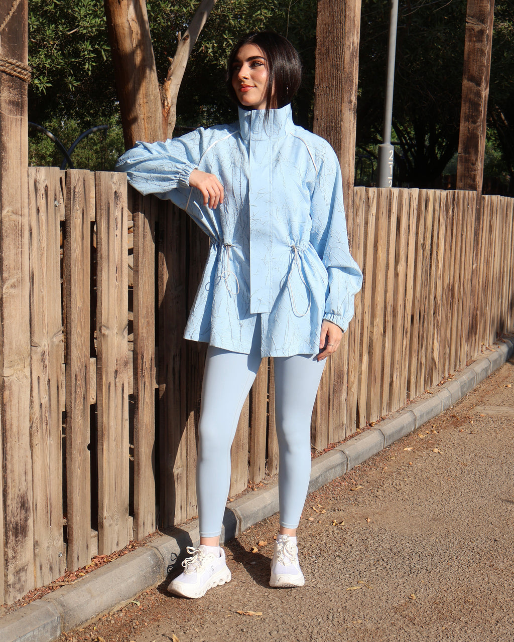 Baby Blue Short Cover Up