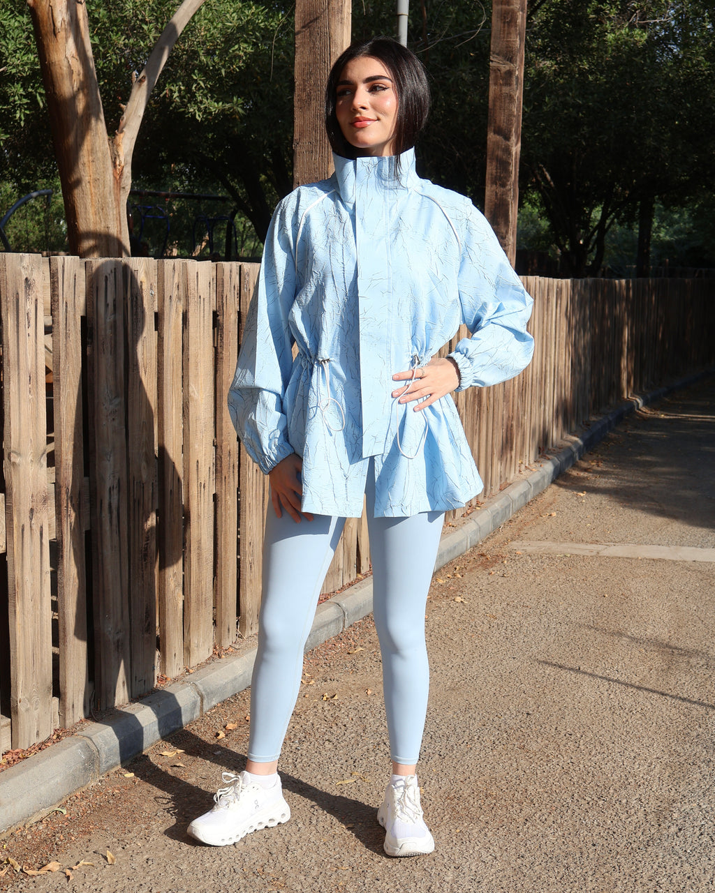 Baby Blue Short Cover Up