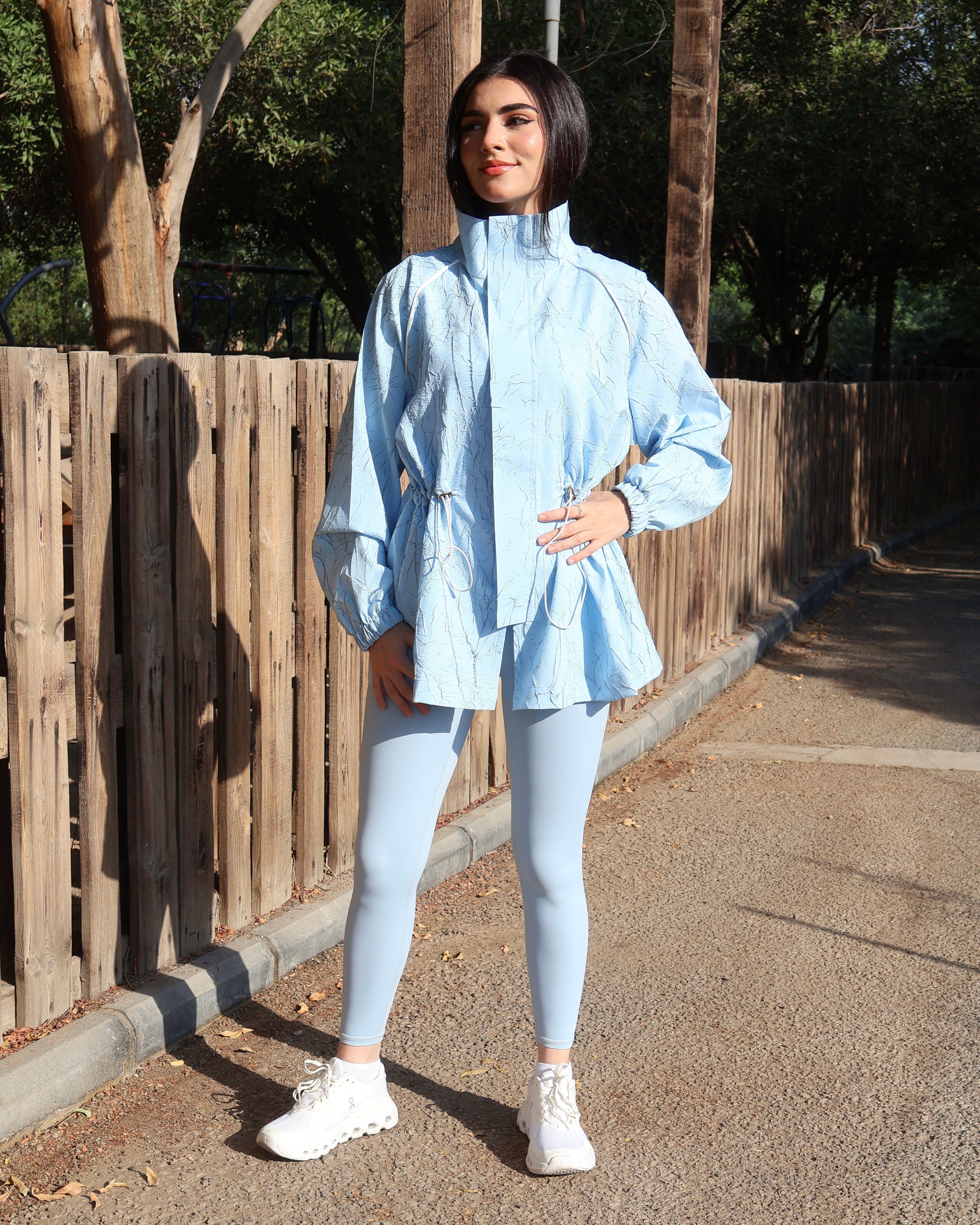 Baby Blue Short Cover Up