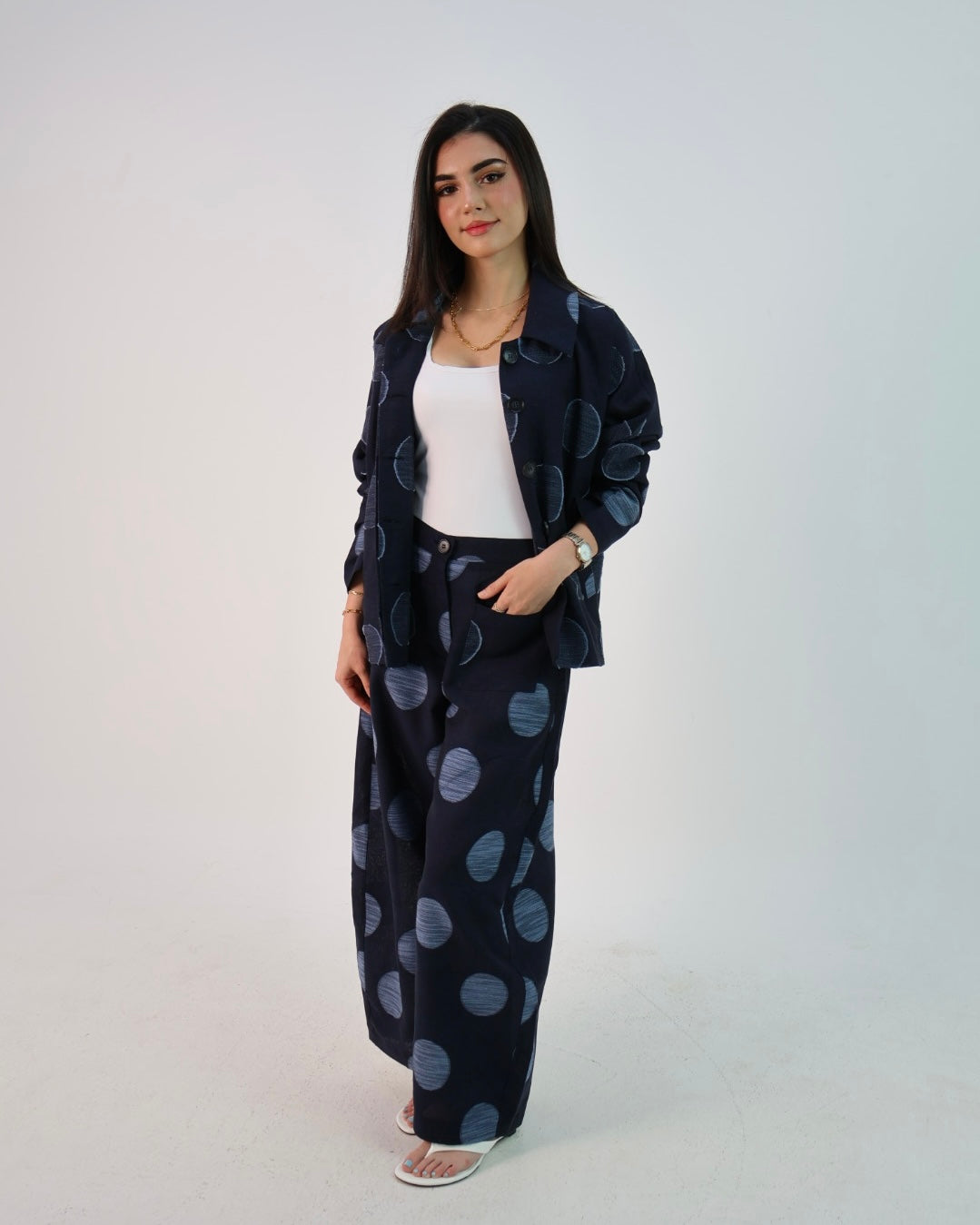 Linen Dots Set