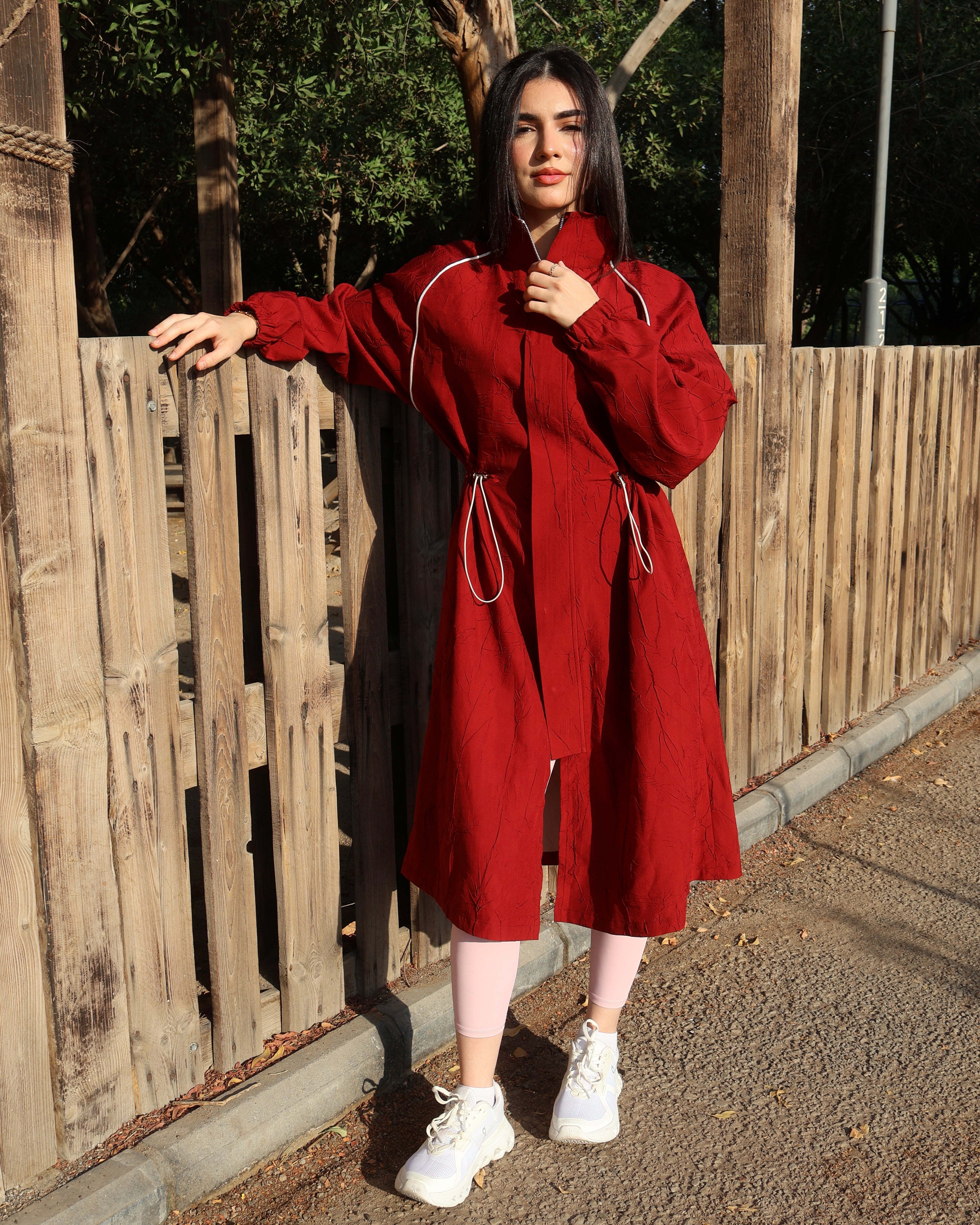 Red Long Cover Up