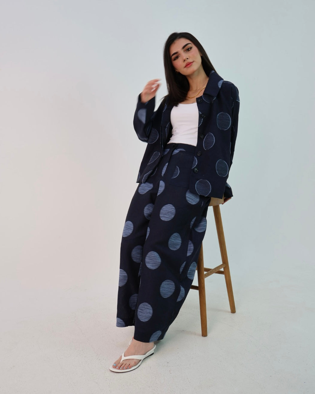 Linen Dots Set