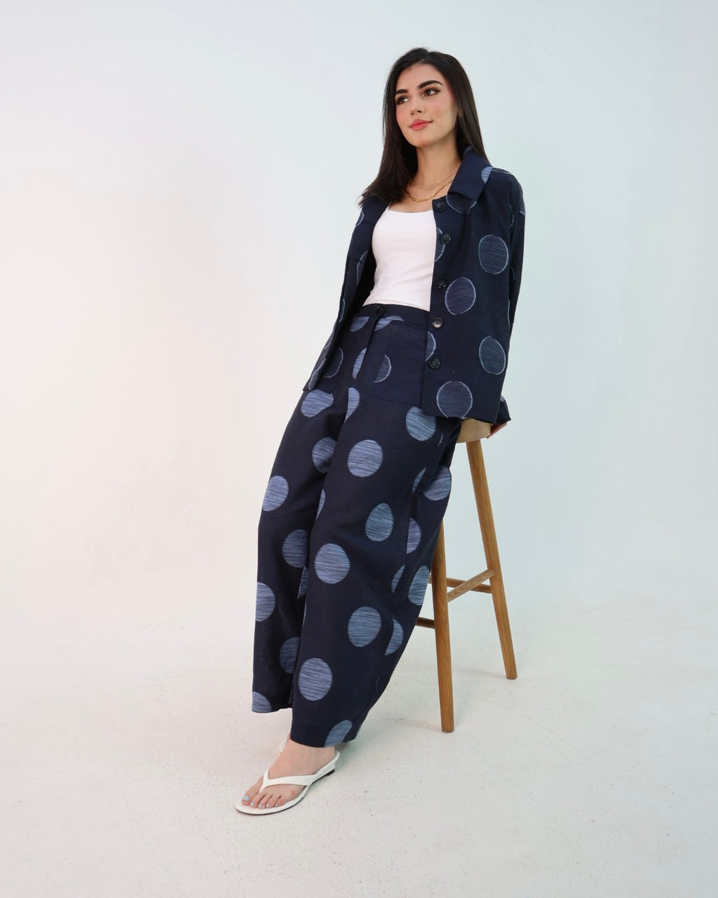 Linen Dots Set