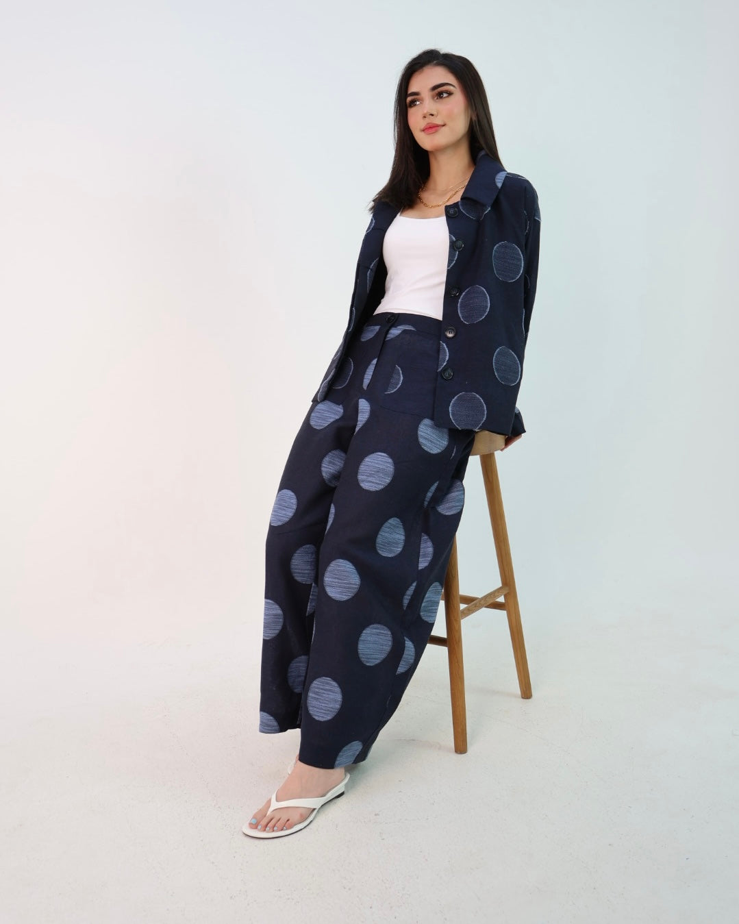 Linen Dots Set