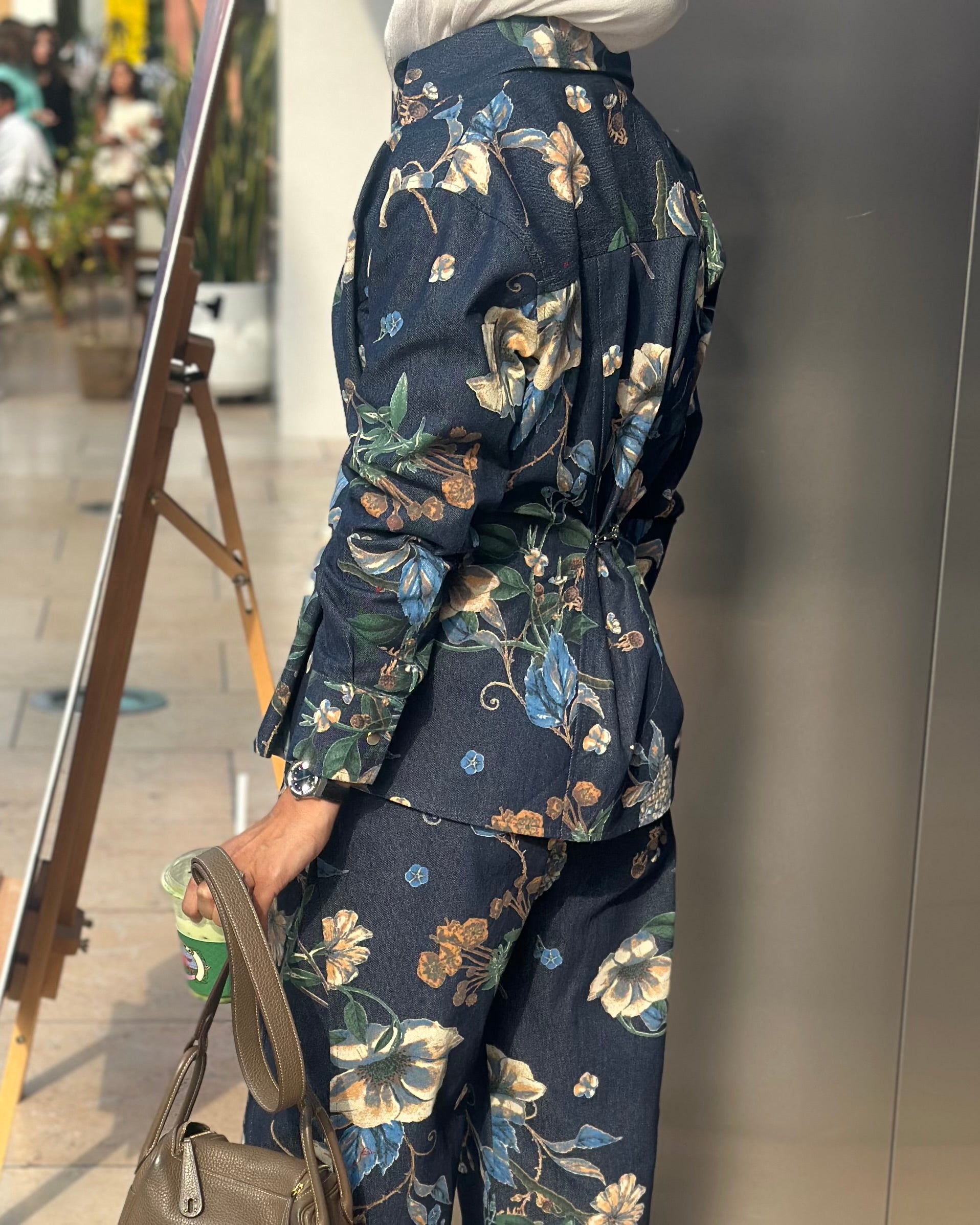 Floral Jeans Set