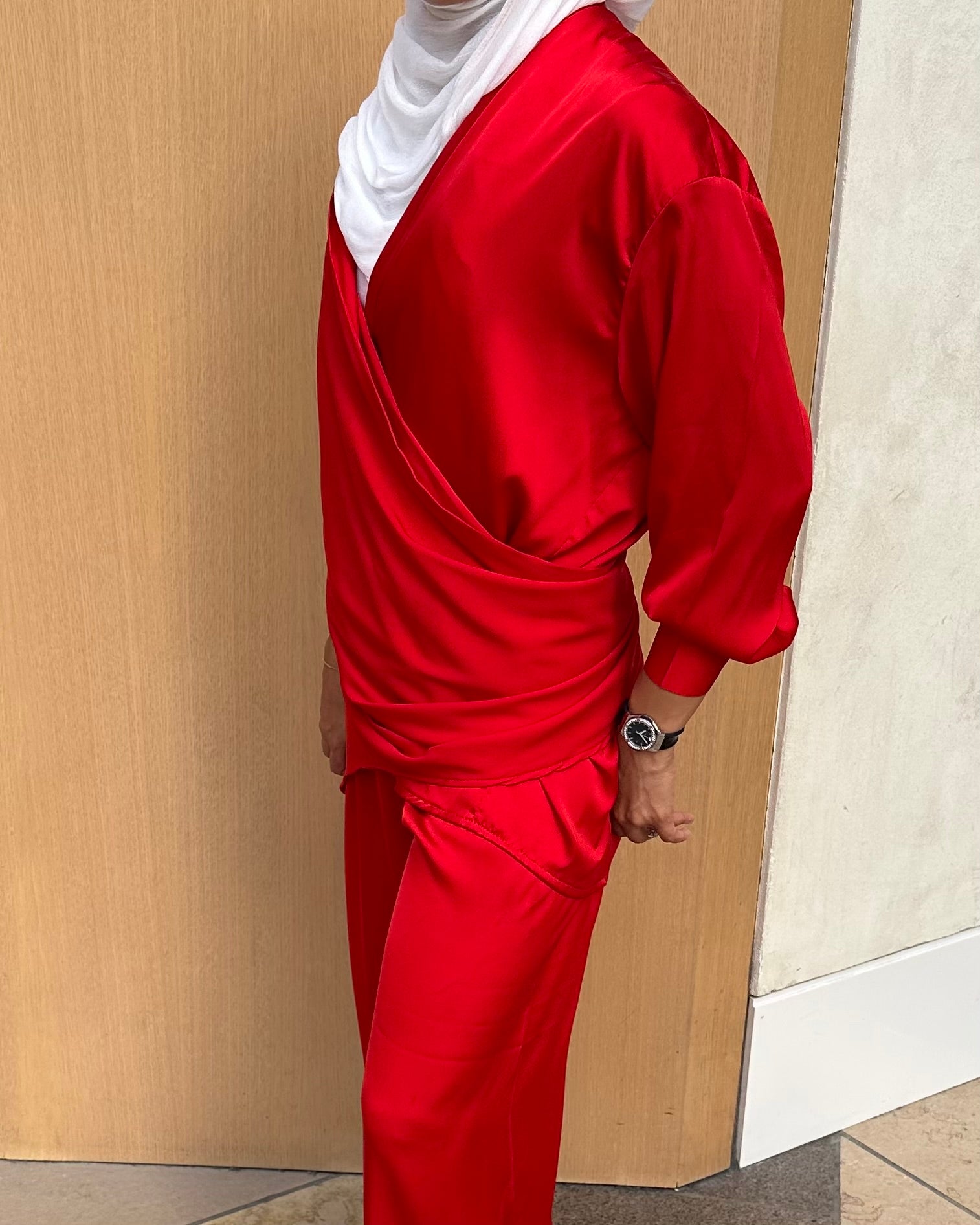 Red Silk Set