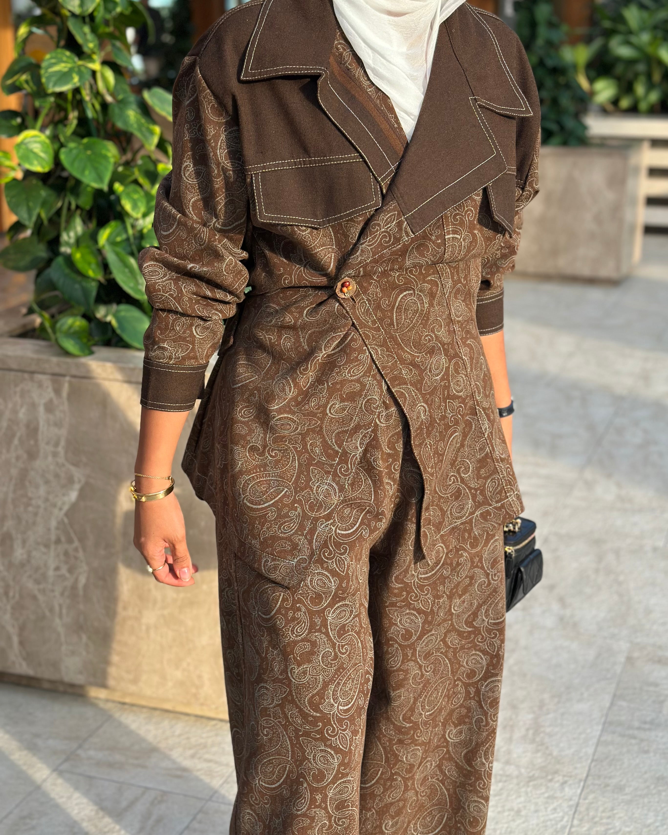 Brown Bandana Set