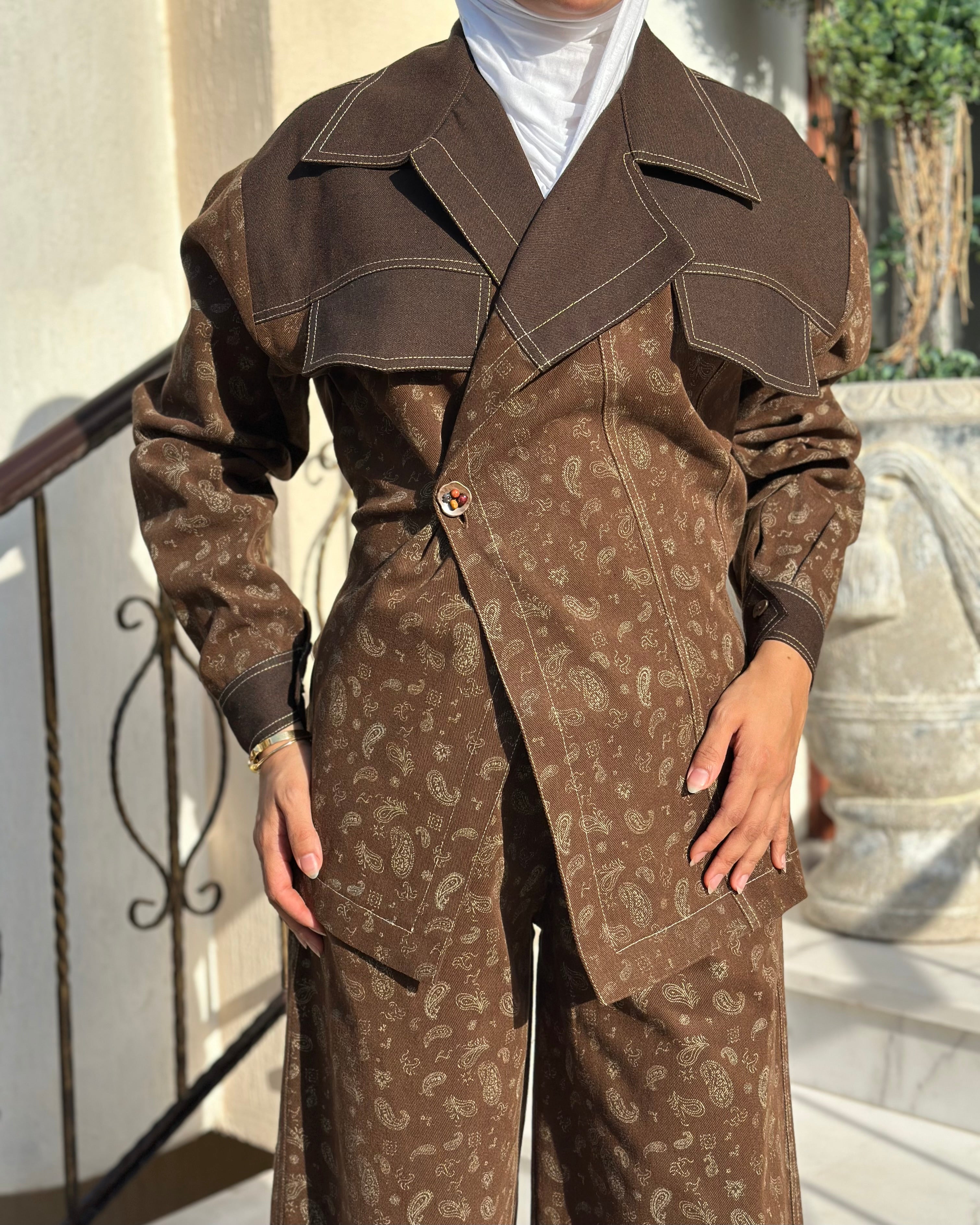 Brown Bandana Set