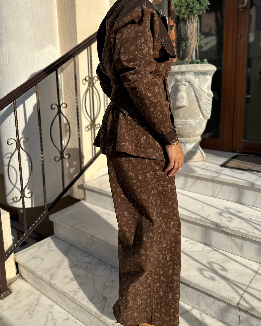 Brown Bandana Set