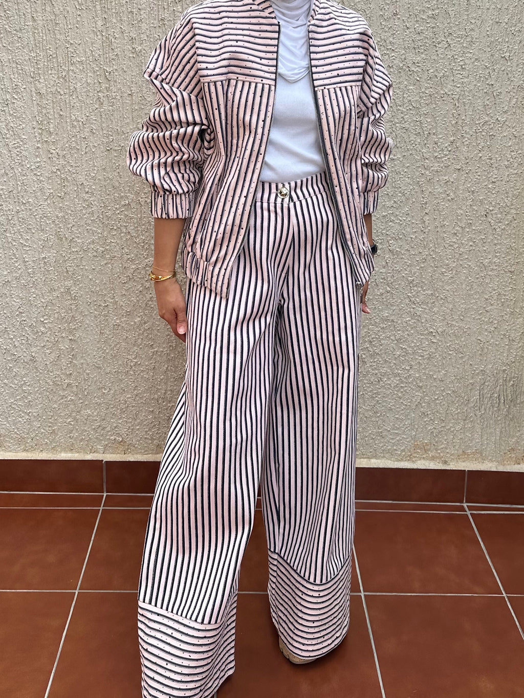 Pink Jeans Set