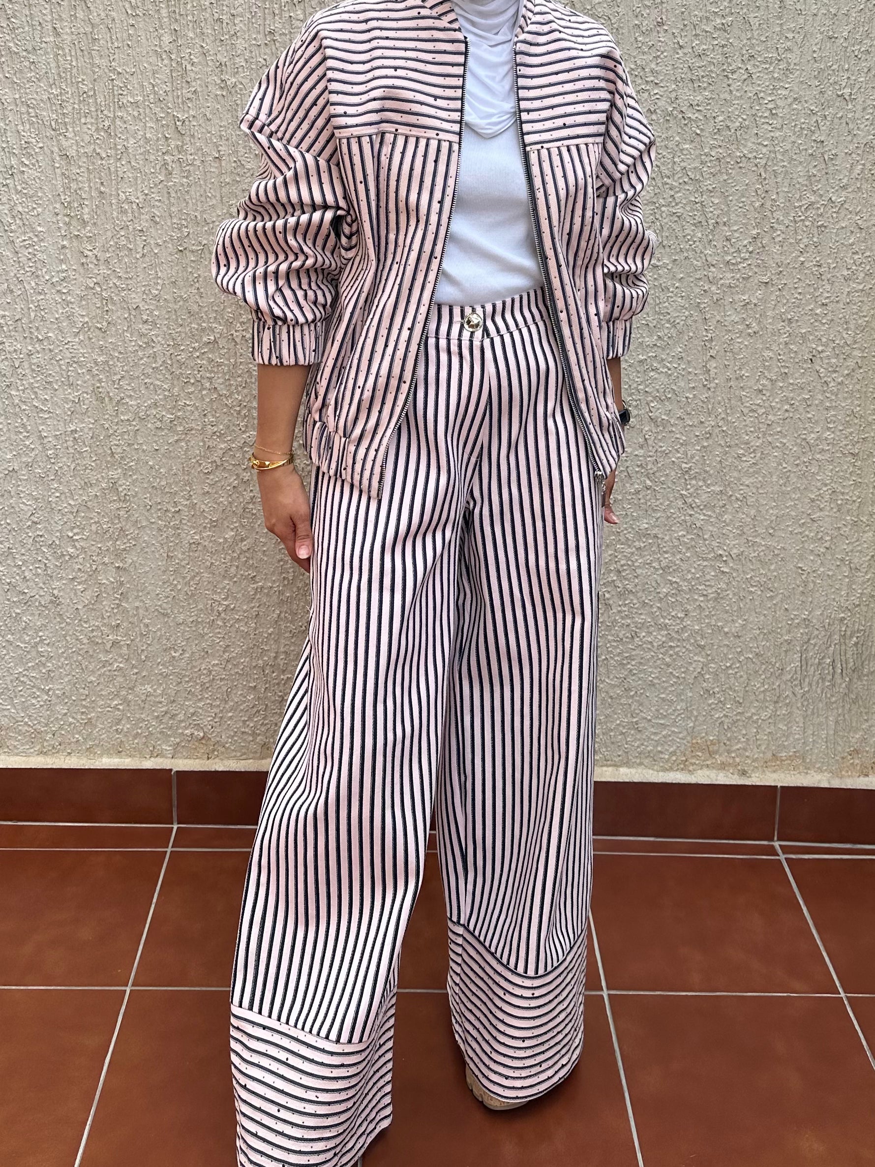 Pink Jeans Set